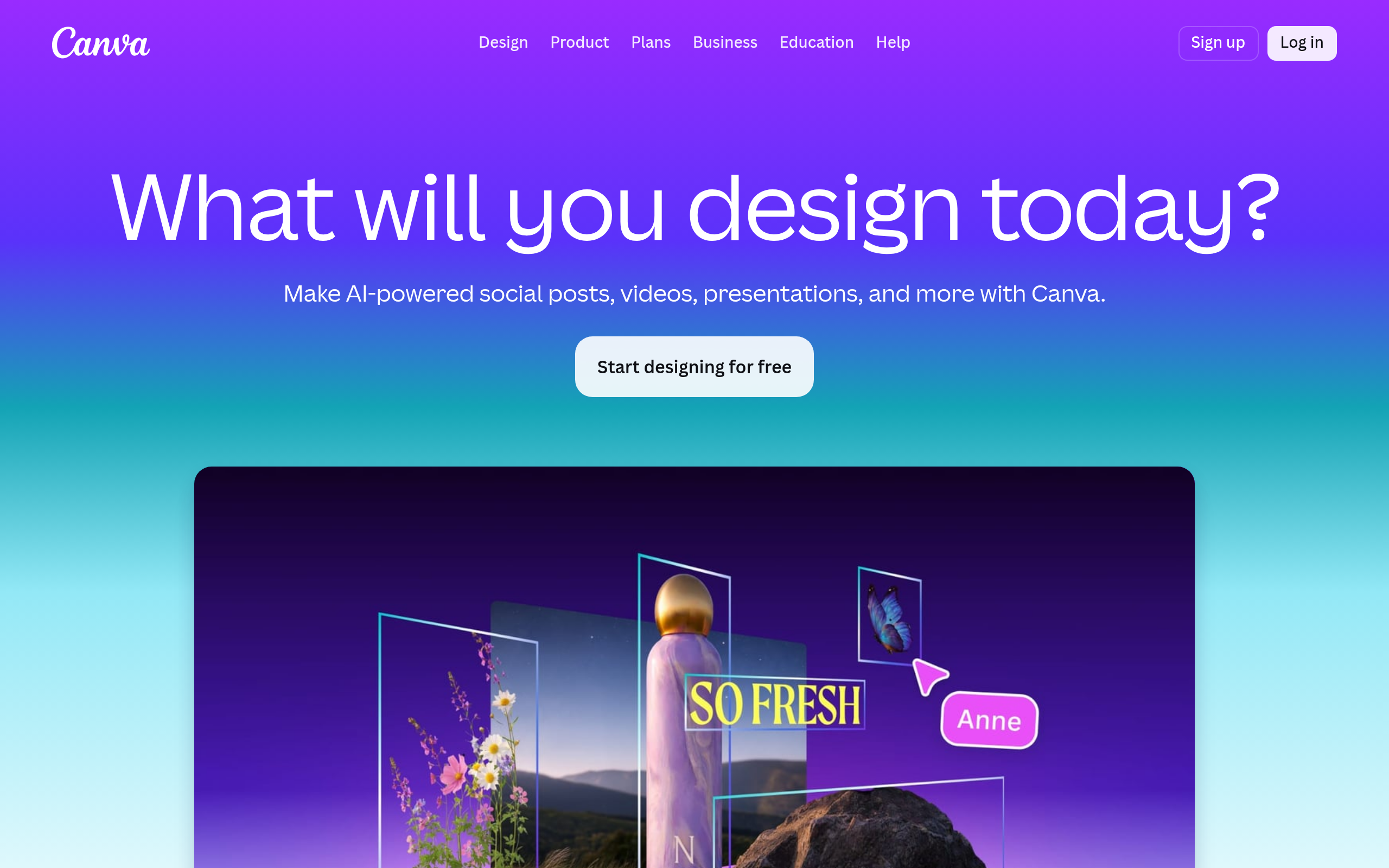 Canva AI скриншот