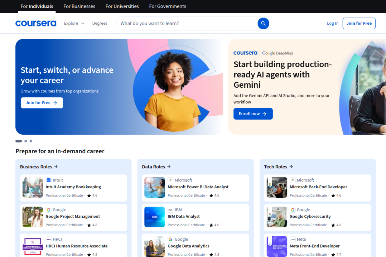 Coursera AI скриншот