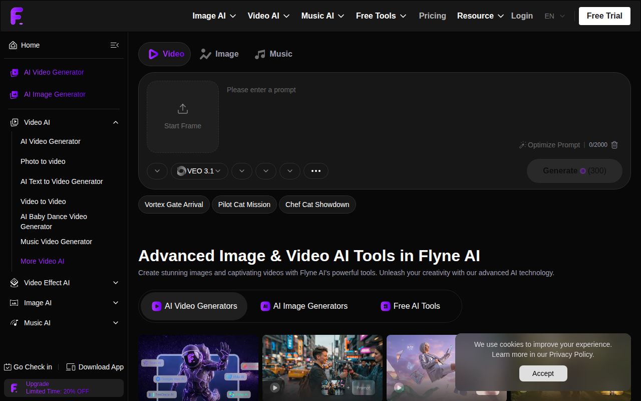 Flux AI скриншот
