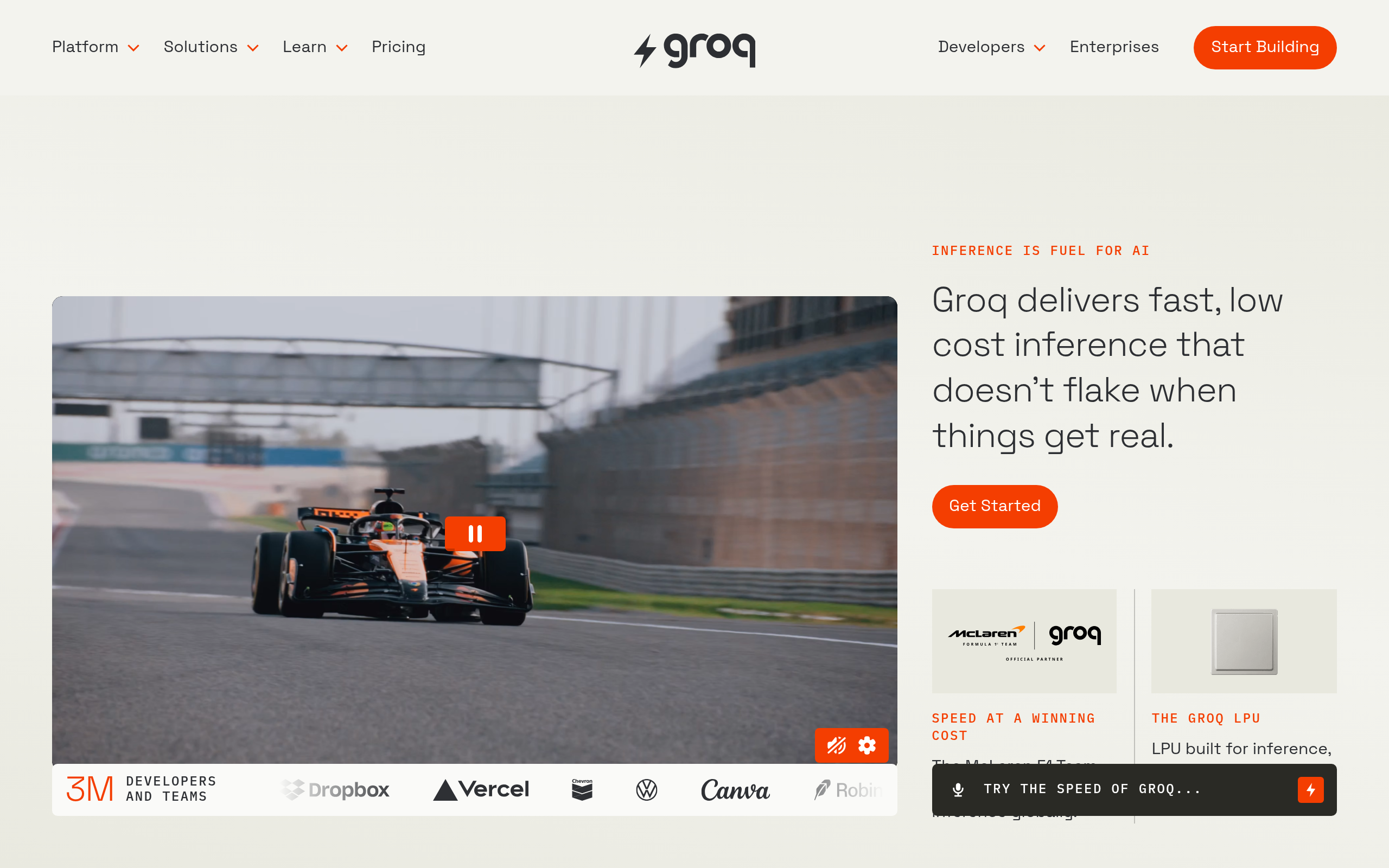 Groq скриншот
