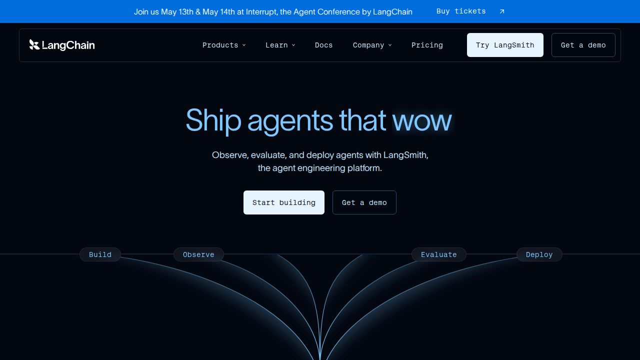 LangChain скриншот
