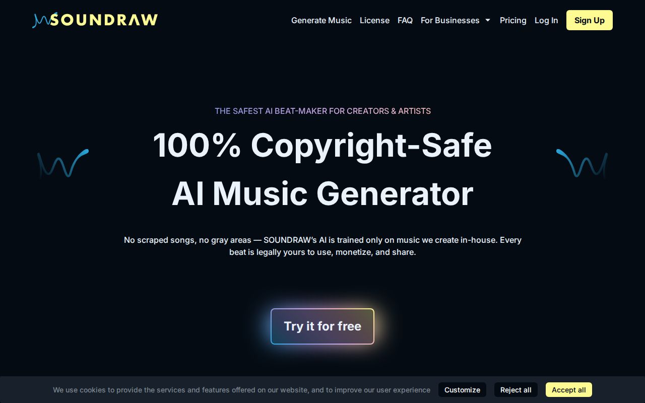 Soundraw скриншот