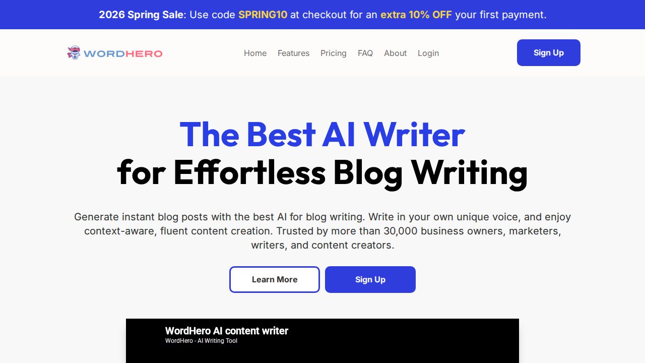 WordHero скриншот